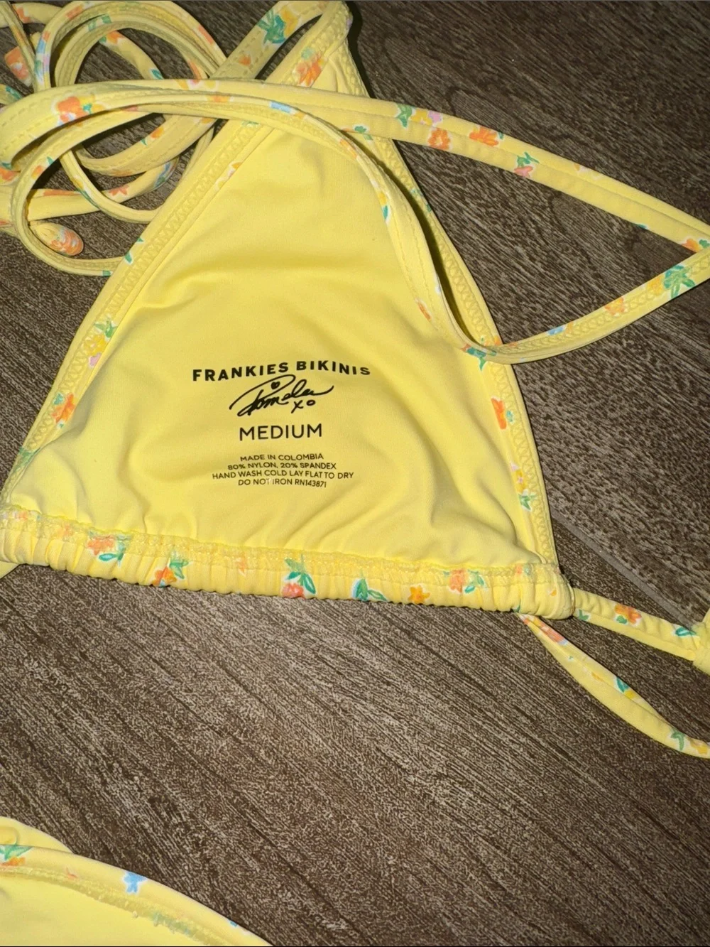 Frankies / Pam Anderson Bikinis Bright Yellow Bikini Bottom